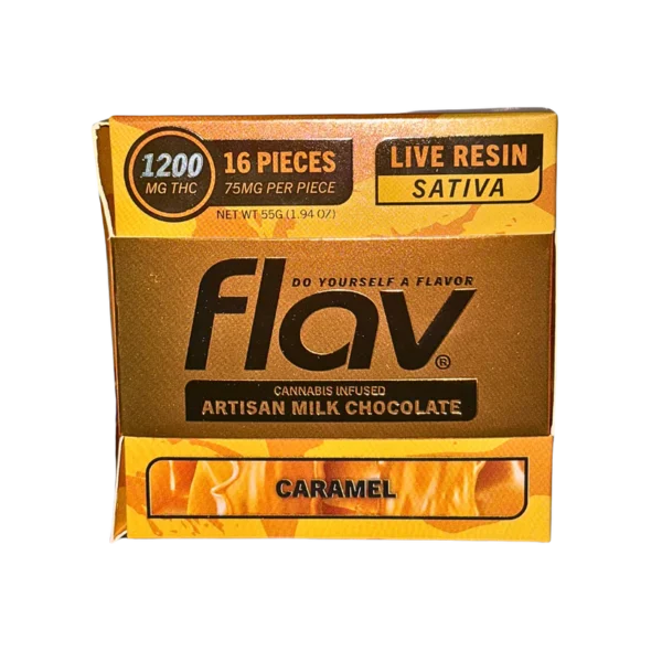 FLAV "CARAMEL" ARTISAN MILK CHOCOLATE BAR