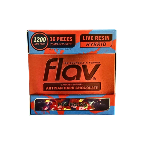 FLAV "POP ROCKS" LIVE RESIN ARTISAN DARK CHOCOLATE