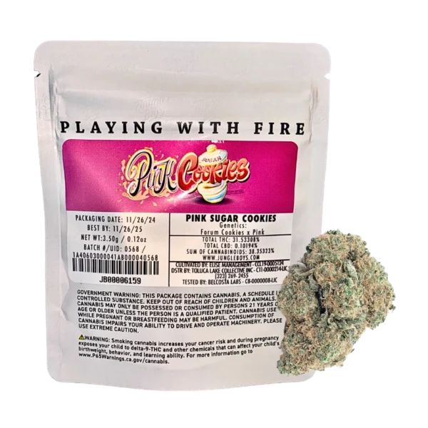 JUNGLE BOYS "PINK SUGAR COOKIES" CANNABIS FLOWER