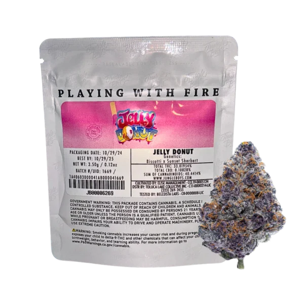 JUNGLE BOYS "JELLY DONUT" CANNABIS FLOWER