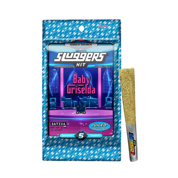 SLUGGERS HIT "BABY GRISELDA" INFUSED PRE-ROLLS