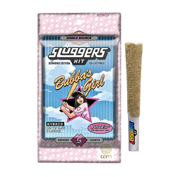 SLUGGERS HIT "BUBBAS GIRL" INFUSED PRE-ROLLS