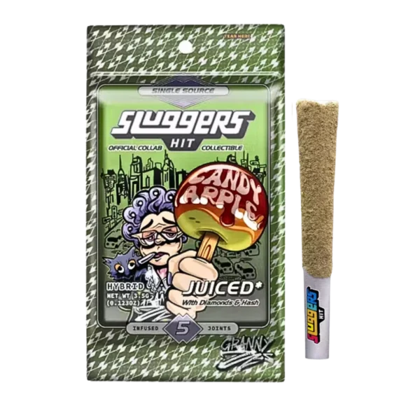 SLUGGERS HIT "CANDY APPLE" INFUSED PRE-ROLLS